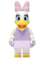 LEGO Daisy Duck - Lavender Top and Skirt, Bright Pink Bow set