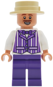 LEGO Dapper Dans Quartet Member - Dark Purple Suit set
