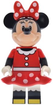 LEGO Minnie Mouse - Red Polka Dot Plastic Skirt set