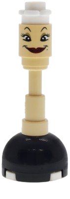LEGO Fifi (Babette) - White Flower Top, Dark Red Lips set