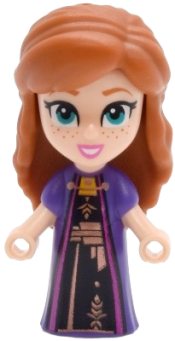 LEGO Anna - Micro Doll, Dark Purple Dress set