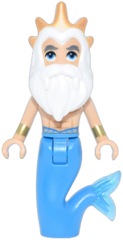 LEGO King Triton - Mini Doll, Medium Tan set