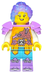 LEGO Izzie (Isabel Christina Garcia) - Medium Lavender Shoulder Pads minifigure