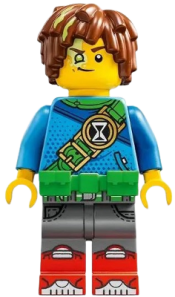 LEGO Mateo - Bright Green Utility Belt minifigure