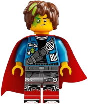 LEGO Mateo - Dark Azure Jacket, Red Cape set