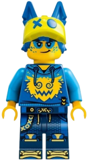 LEGO Logan - Minifigure, Blue Hoodie set