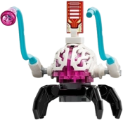 LEGO Cyber Brain Spider - 4 Legs, Medium Azure Appendages, Black Claws set