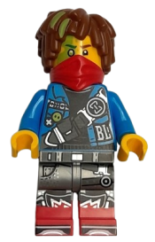 LEGO Mateo - Dark Azure Jacket, Red Bandana set