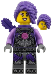 LEGO Zoey - Dark Purple Quiver, Medium Lavender Sleeves Pattern set
