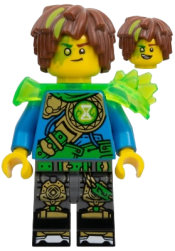 LEGO Mateo - Trans-Bright Green Shoulder Armor set