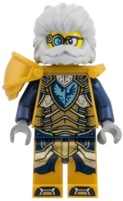 LEGO Mr. Oz - Pearl Gold Suit and Armor, Dark Blue Arms set
