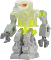 LEGO Devastator - Trans-Neon Green Torso, Red Eyes minifigure