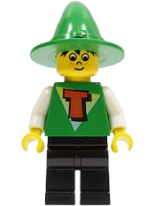 LEGO FreeStyle Timmy with Black Legs and Green Wizard / Witch Hat set