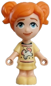LEGO Friends Ella - Micro Doll, Bright Light Yellow Dress with Horse / Unicorn set