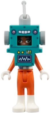 LEGO Friends Zac - Dark Turquoise and Orange Robot Costume set