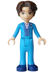LEGO Friends Petch - Dark Azure Wedding Suit set