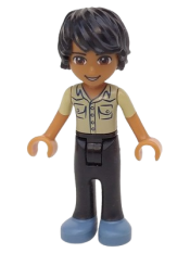 LEGO Friends Matthew, Black Trousers, Khaki Shirt minifigure