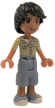 LEGO Friends Matthew, Sand Blue Long Shorts, Khaki Shirt minifigure