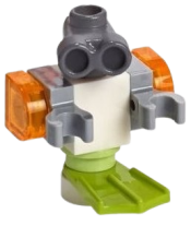 LEGO Friends Zobo the Robot, Lime Flipper minifigure