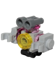 LEGO Friends Zobo the Robot, Roller Skate and Trans-Yellow Round Tile minifigure