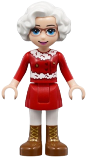 LEGO Friends Mrs. Claus minifigure