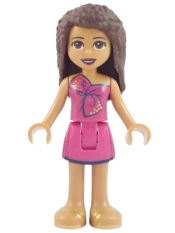 LEGO Friends Andrea, Magenta Dress minifigure