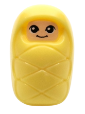 LEGO Baby / Infant - with Stud Holder on Back with Smiling Face and Large Eyes Pattern (Baby Sophie) minifigure