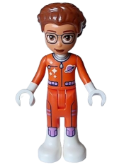 LEGO Friends Olivia (Adult) - Astronaut, Reddish Orange Space Suit minifigure