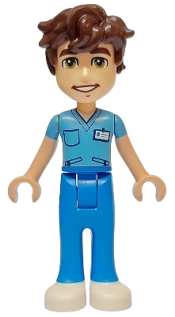 LEGO Friends Brendan - Medium Blue Top, Blue Trousers, White Shoes minifigure