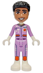 LEGO Friends William (Adult) - Medium Lavender Spacesuit minifigure