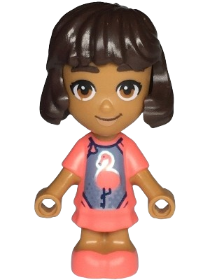 LEGO Friends Alba - Micro Doll, Coral Dress minifigure