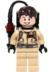 LEGO Dr. Raymond (Ray) Stantz - with Proton Pack (idea005) minifigure