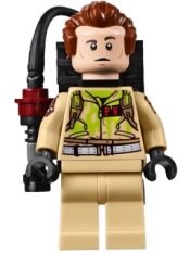 LEGO Dr. Peter Venkman, Printed Arms, Slimed - with Proton Pack minifigure