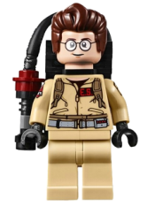LEGO Dr. Egon Spengler, Printed Arms - with Proton Pack minifigure