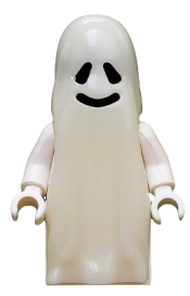 LEGO Ghost with 1 x 2 Plate and 1 x 2 Brick as Legs minifigure