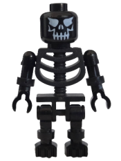 LEGO Skeleton Black with Evil Skull minifigure