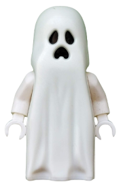 LEGO Ghost with Pointed Top Shroud with 1x2 Plate and 1x2 Brick as Legs minifigure