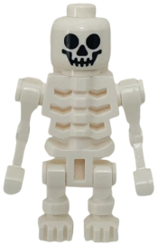 LEGO Skeleton with Standard Skull, Angular Rib Cage, Mechanical Arms minifigure