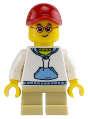 LEGO Lego Store Customer with Tan Short Legs minifigure