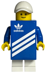 LEGO Adidas Shoebox Costume with Sticker minifigure