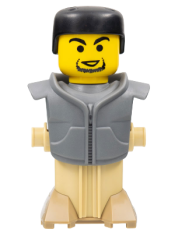 LEGO McDonald's Sports Skateboarder without Stickers minifigure