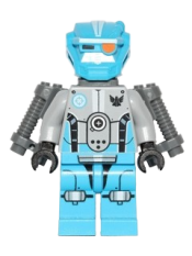 LEGO Dark Azure Robot Sidekick with Jet Pack minifigure