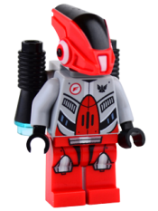 LEGO Red Robot Sidekick with Jet Pack minifigure
