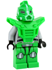 LEGO Bright Green Robot Sidekick with Armor minifigure