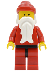 LEGO Santa, Red Legs with Black Hips minifigure