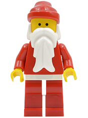 LEGO Santa, Red Legs with White Hips minifigure