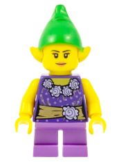 LEGO Elf - Female, Dark Purple Top minifigure