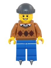 LEGO Boy on Ice Skates minifigure