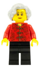 LEGO Grandmother, Chinese New Year's Eve Dinner minifigure