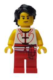 LEGO Dragon Boat Race Team Red/White Member 4 minifigure